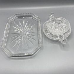 vintage 3 Pc Glass Silverware