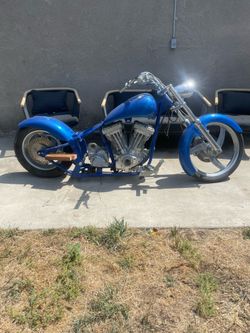 Custom softail motorcycle