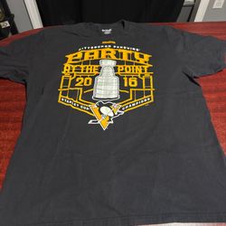 Pittsburgh Penguins 2016 Stanley Cup Champions T-Shirt - large Hockey Reebok XL