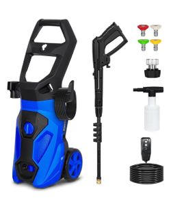 BILT HARD 2465 PSI 1.76 GPM Electric Pressure Washer 1600W High-Pressure Cleaner with 4 QC Nozzle Tips and 20ft Hose for Patios, Vehicles, Driveways