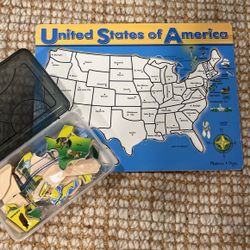 United States puzzle with most states included! $10
