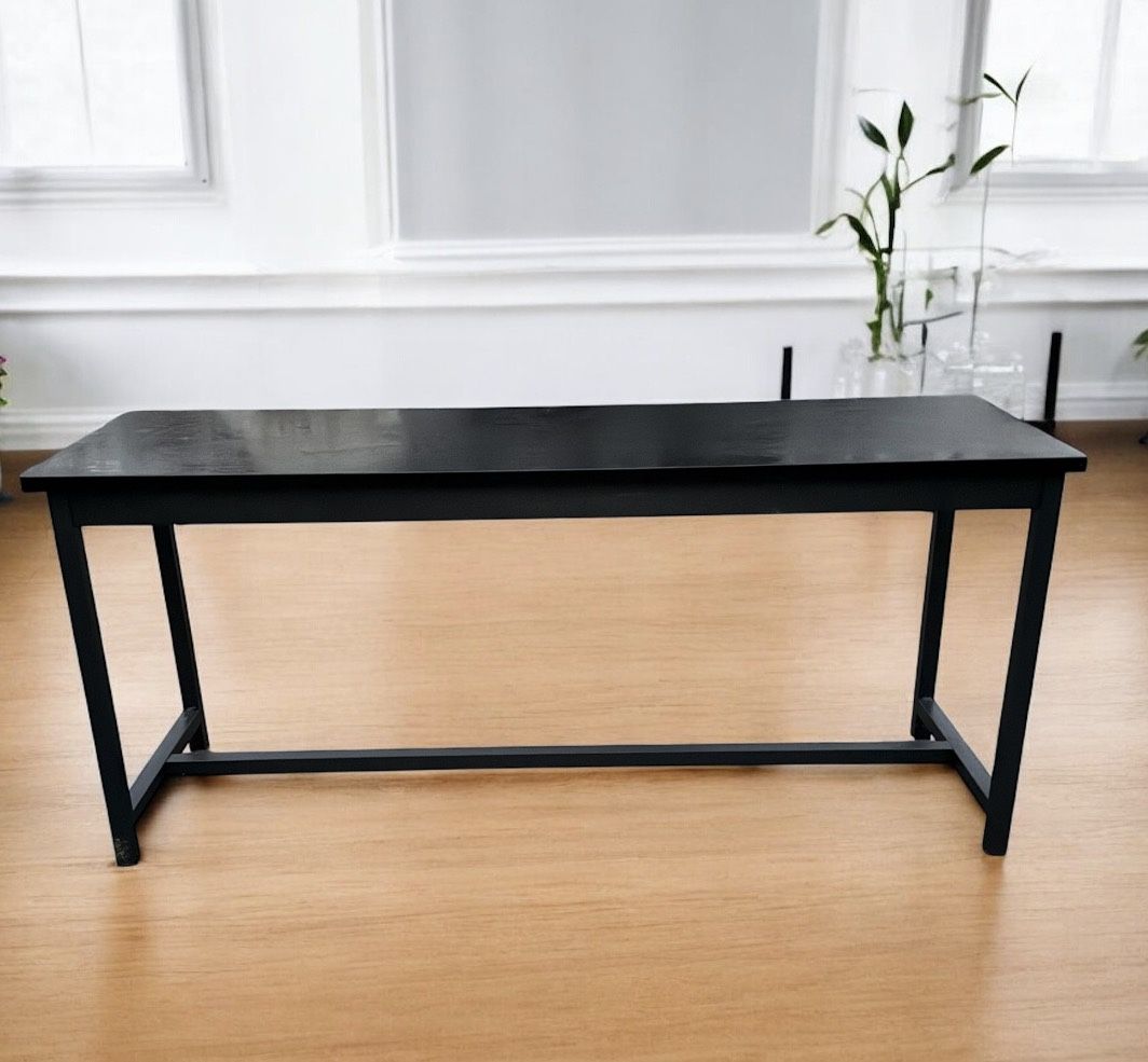 Black Wooden Table