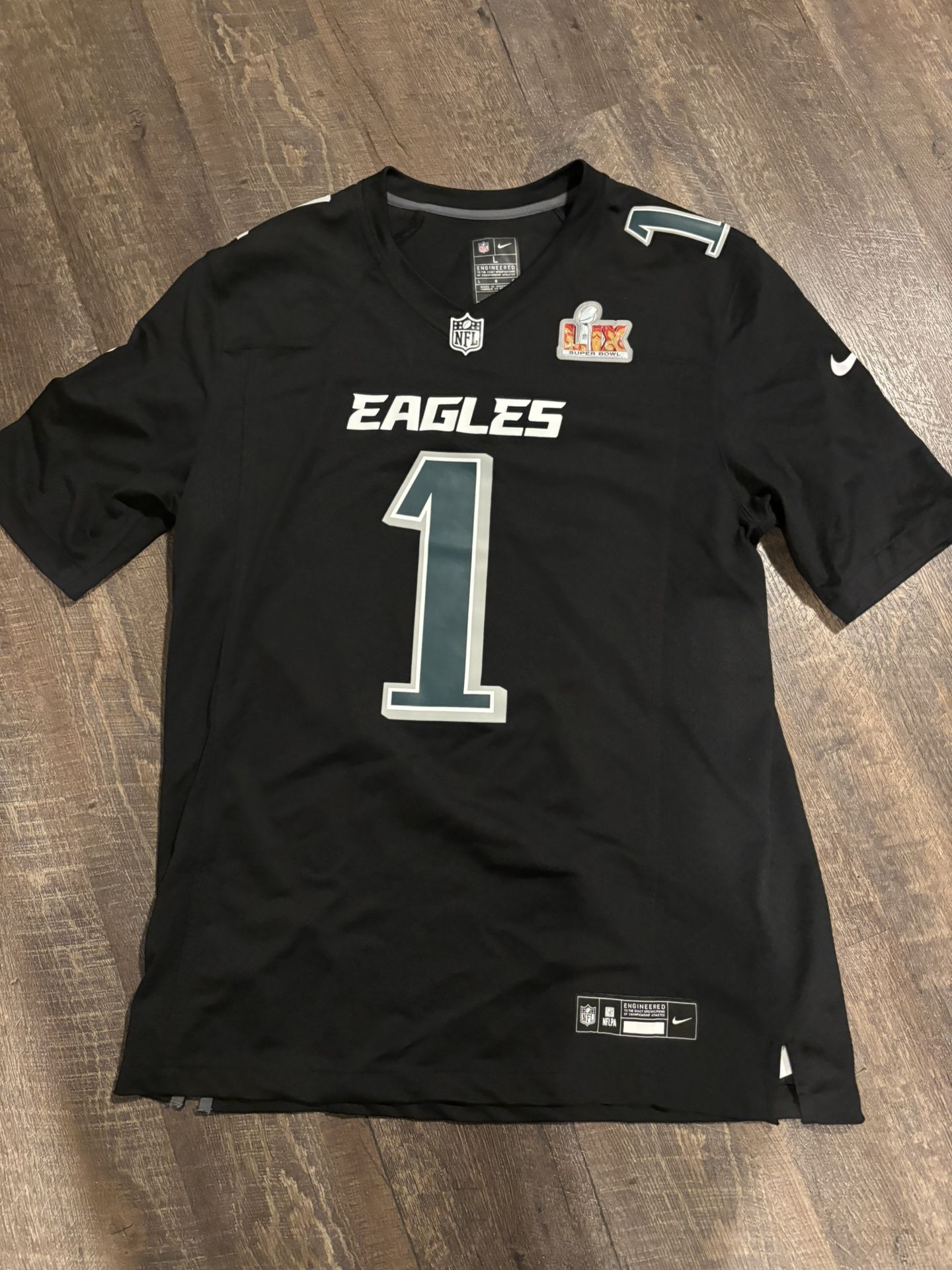 Jalen Hurts 2024 Superbowl jersey (Black)