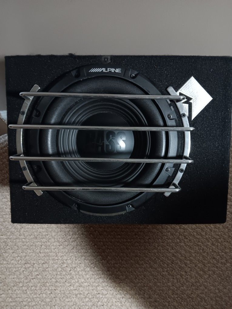 Alpine 10" Baseline Woofer With Box And Grill
