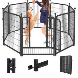 Dog Playpen 40 inch 8 Panels Like New