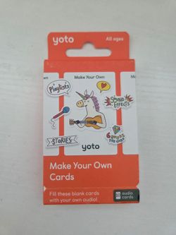10 brand new MYO Yoto cards