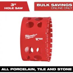 Milwaukee 3 in. Diamond Max Hole Saw