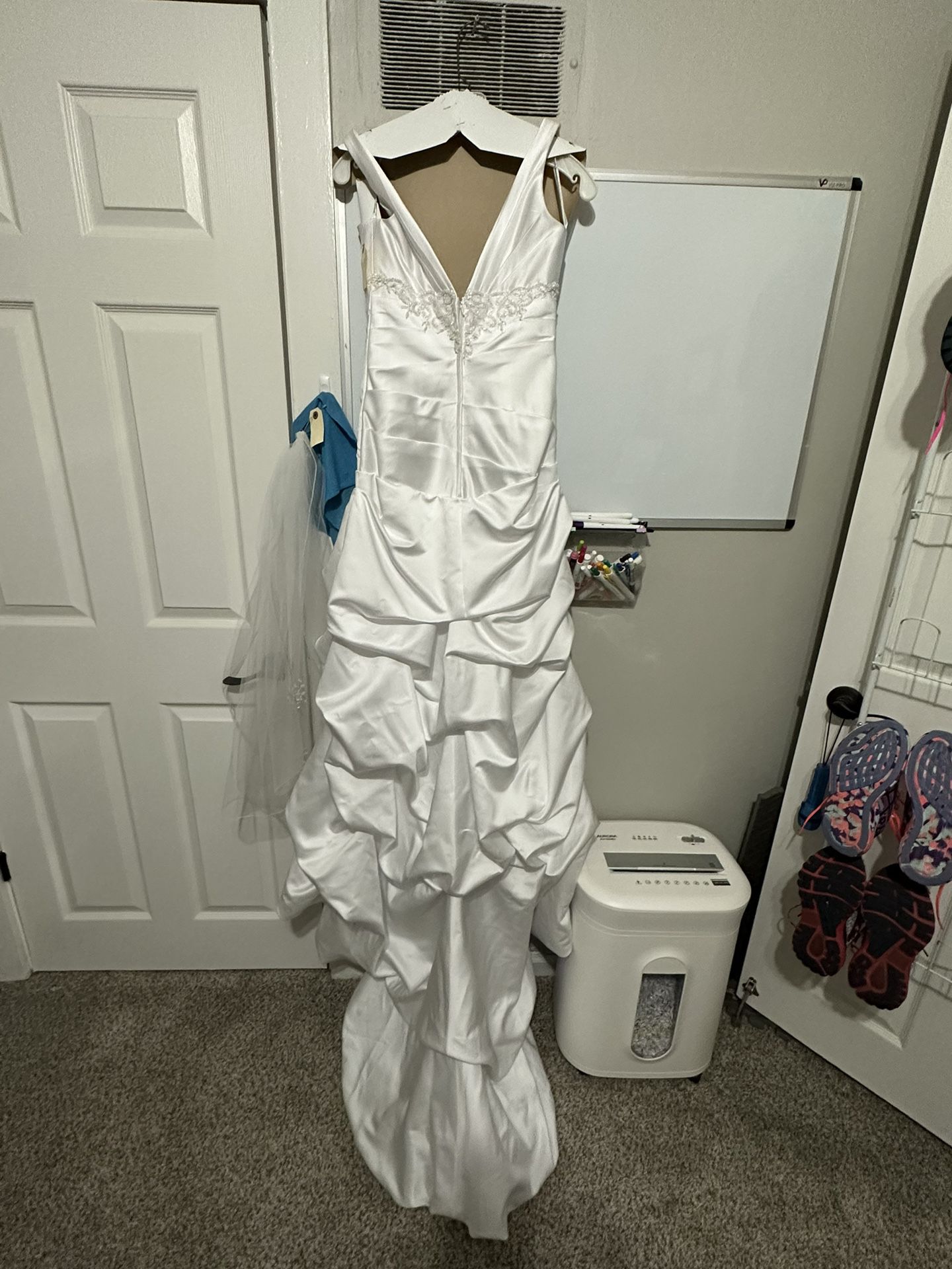 Wedding Dress and Veil 