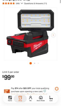 M18 18-Volt Lithium-Ion Cordless 1000 Lumens ROVER Compact Folding Flood Light with USB Charging (Tool-Only)