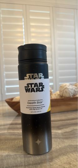 Star Wars Destinations Collection – Death Star 22 oz stainless-steel bottle.