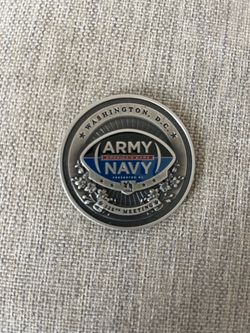 Army Navy Football Game Coin