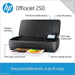 HP OfficeJet 250 Wireless Inkjet All-In-One Color Printer