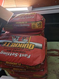 Concrete 50 pound bags