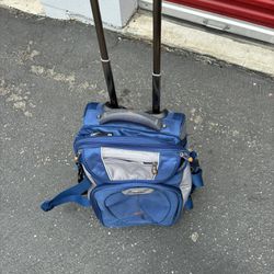 Luggage With Wheels And Backpack 