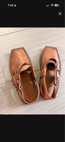 Men's  Double Shade Peshawari Leather