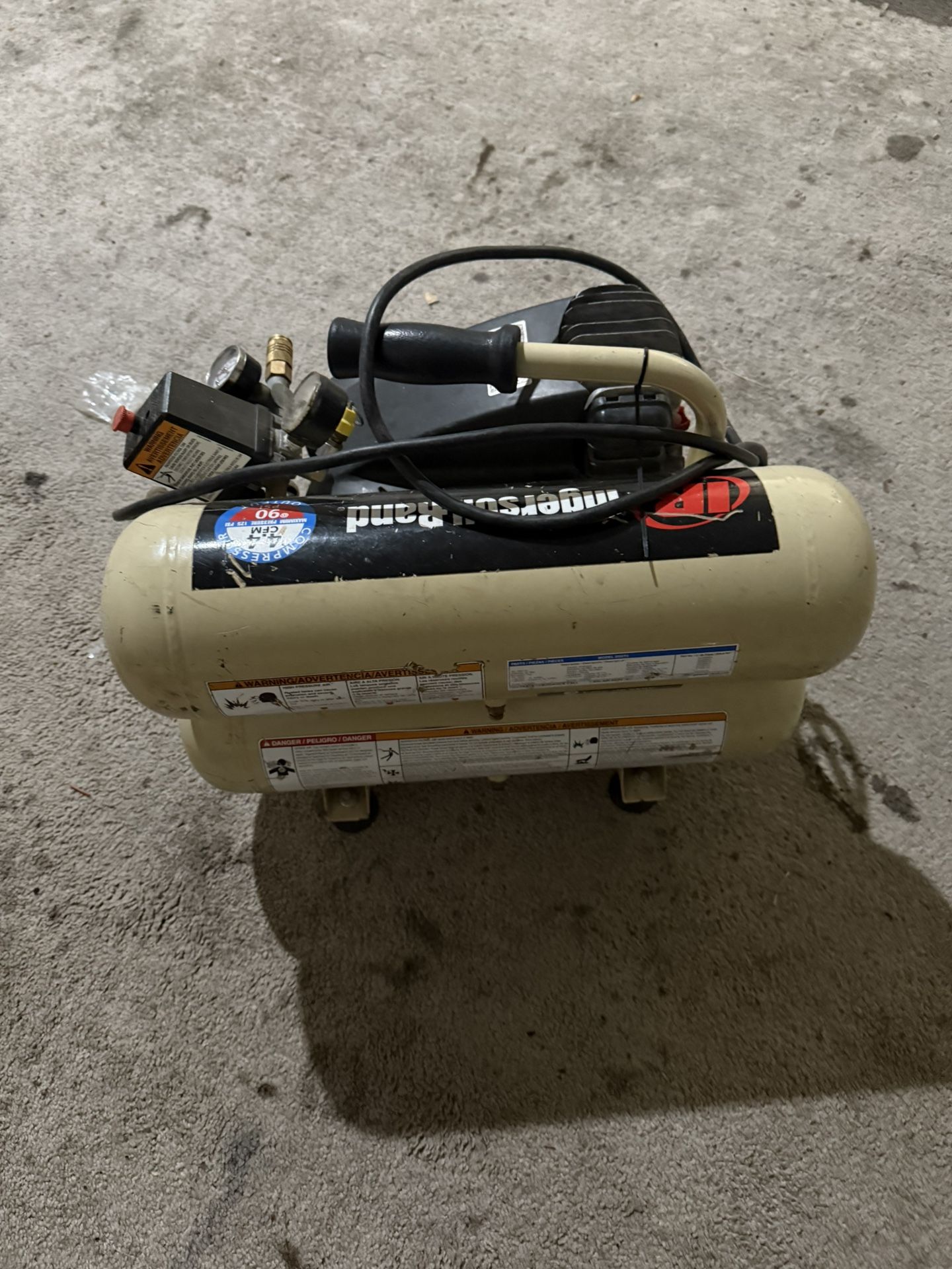Air Compressor Twin Tank