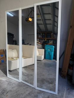 Three brand new wall mirrors $20 for all 3