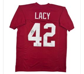 Alabama Eddie Lacy Autographed College Football Jersey #42