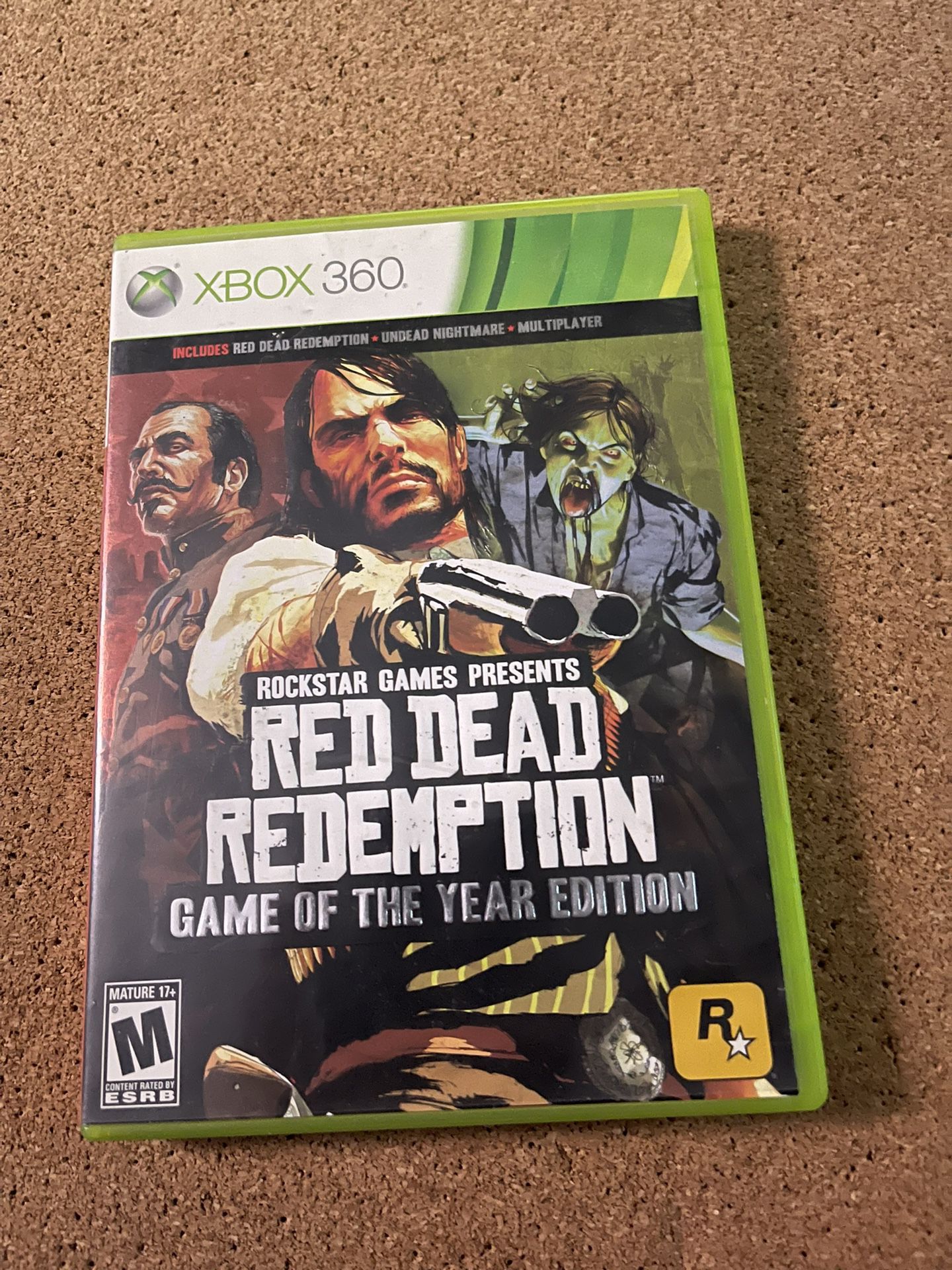 Xbox 360 Red Dead Redemption Game Of The Year Edition 2 Disc CIB