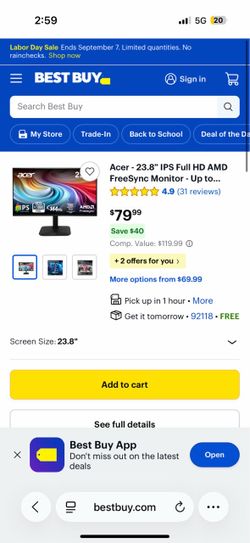 Acer SA242Y Monitor