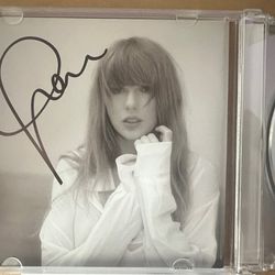 Tortured Poets Department CD + Bonus Track The Manuscript With Hand Signed Photo Taylor Swift