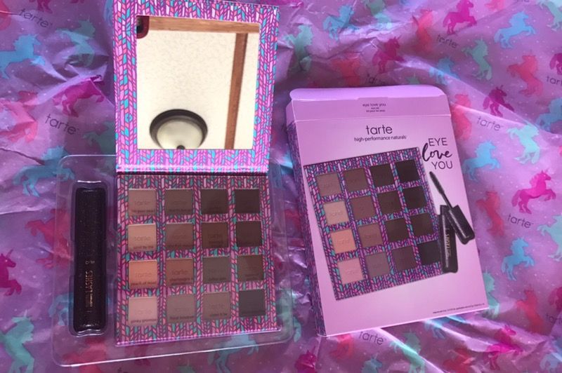 TARTE LIMITED EDITION EYE LOVE YOU PALETTE & MASCARA GIFT SET