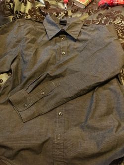 Long sleeve Men's button up shirt