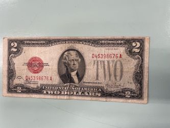 1928F $2 United States Note Red Seal