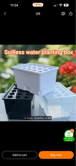 Soilless Water Planting Box Set