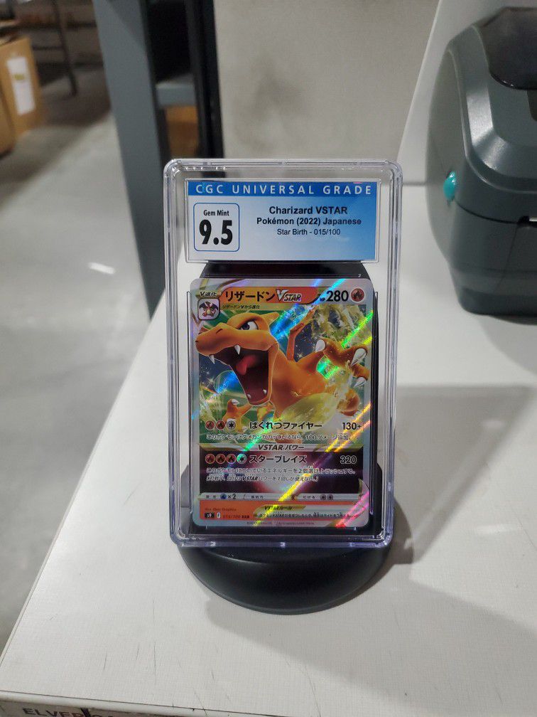 Charizard VSTAR Star Birth S9 15/100 CGC 9.5 Gem Mint - Japanese Pokemon TCG