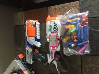 2 large nerf guns