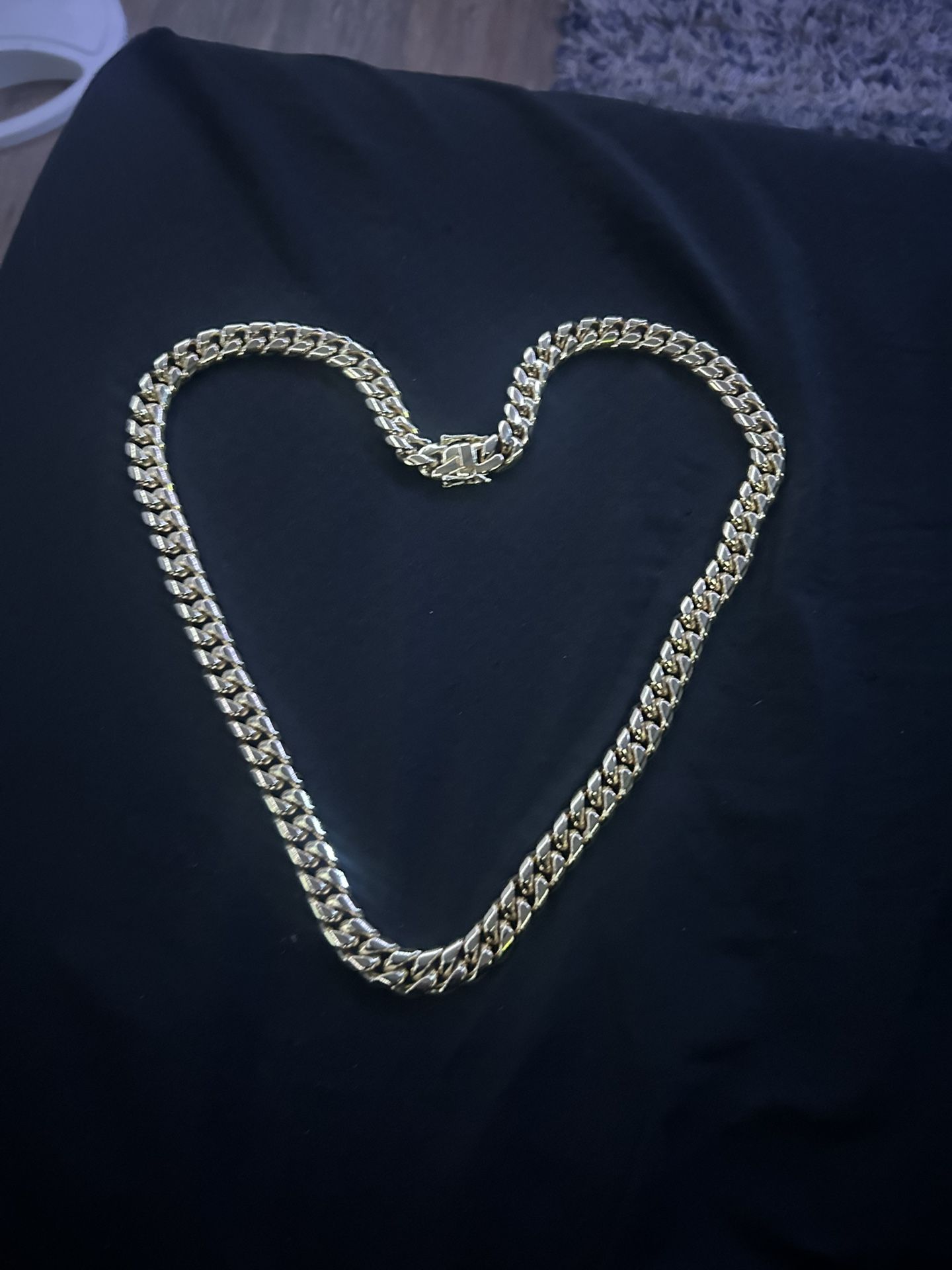 14k Yellow Gold Cuban Necklace