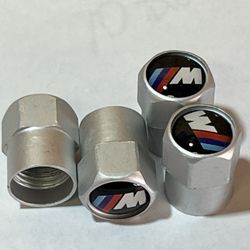 Universal Tire Valve Stem Caps Dust Cover 4 Pcs Hex Metal