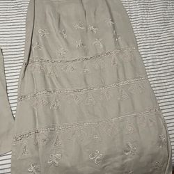 100% Linen Skirt 