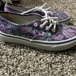 Purple Vans Size 4 