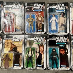STAR WARS KENNER 40TH ANNIVERSARY BLACK SERIES ACTION FIGURE LOT 