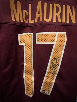 Terry McLaurin Authentic Signed Maroon Jersey