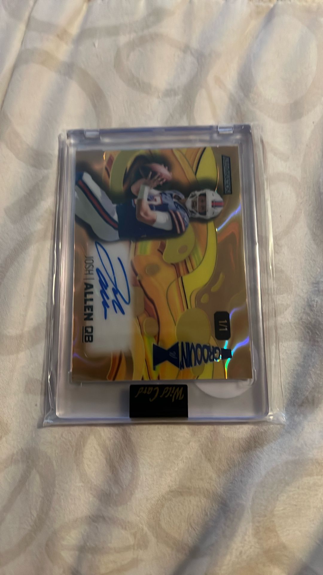 Josh Allen Autograph on a 1/1 Card - NFL MVP!