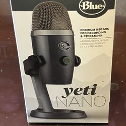 Yeti NANO broadcasting microphone