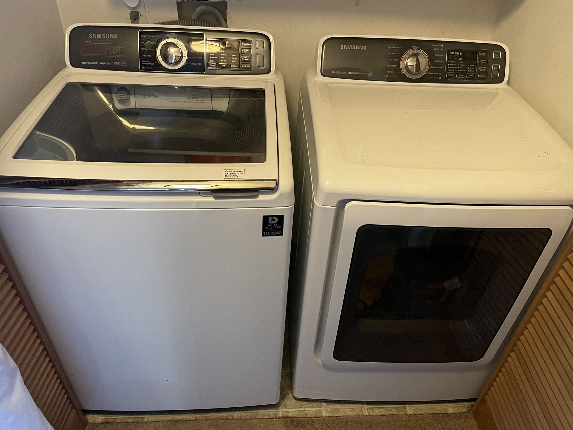 Samsung Washer And Dryer Set - Electric