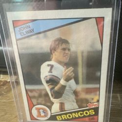 Super Nice 1984 Topps John Elway Rookie Card #63 ... Mint.!!!