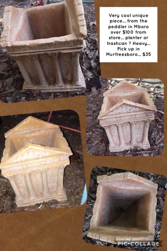 Very Cool Unique Piece From The Peddler In Mboro Over 100 Very Cool Unique Piece From The Peddler In Mboro Over 100 Planter Or Trashcan Heavy Pick Up Murfreesboro 35 Tn
