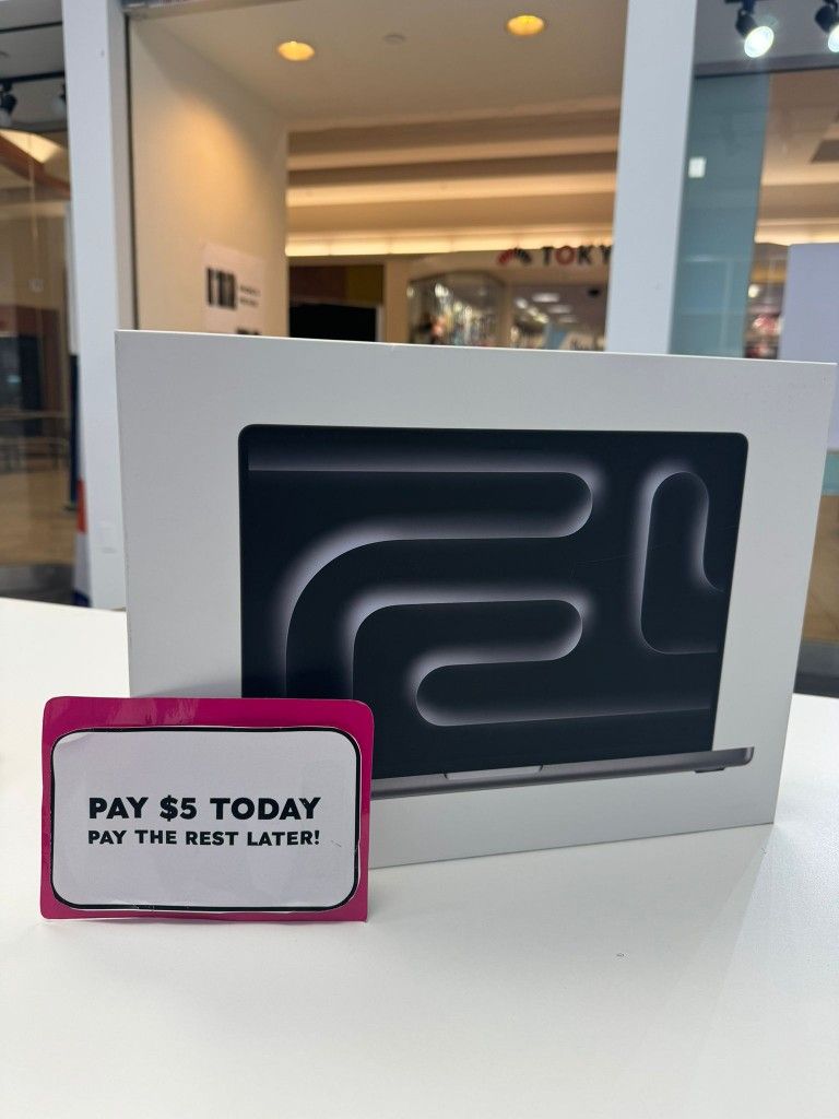 Apple MacBook Pro 14 Inch M3 Chip New - Pay $5 To take It home And pay The rest Later
