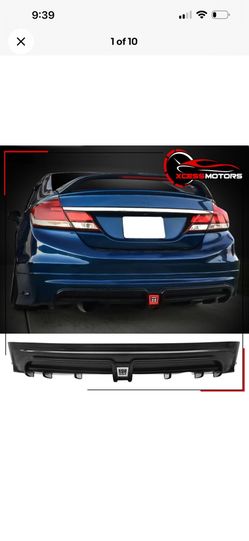 12-15 Honda Civic Rear Diffuser