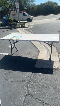 Folding Plastic Utility Table