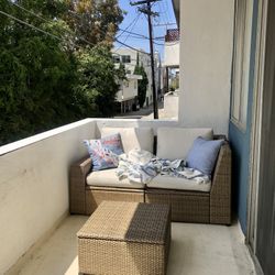 IKEA Outdoor Sofa And Ottoman