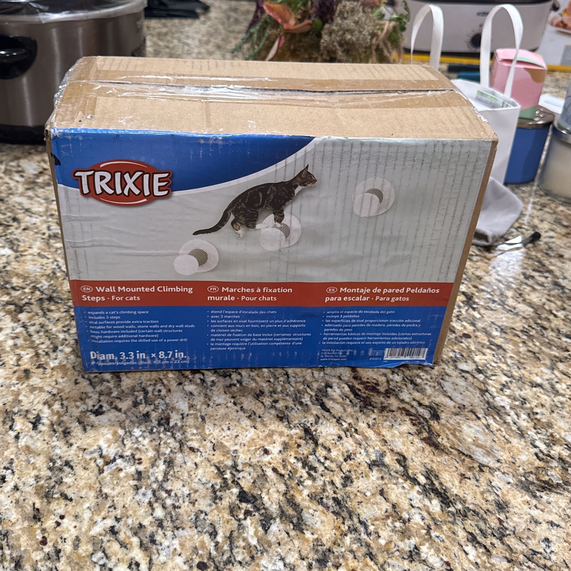 Trixie Wall Mounted Climbing Steps For Cats