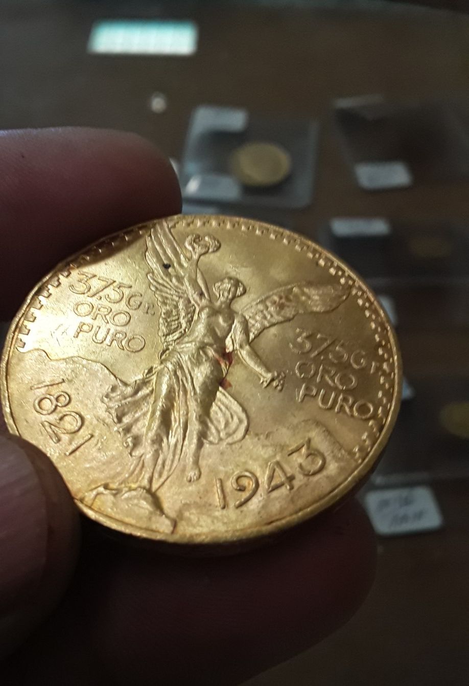 Centenario original.oro solido 24 kilates 41.6 gramos