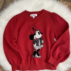 Disney GAP Minnie Mouse Girl's Sweater Size 6