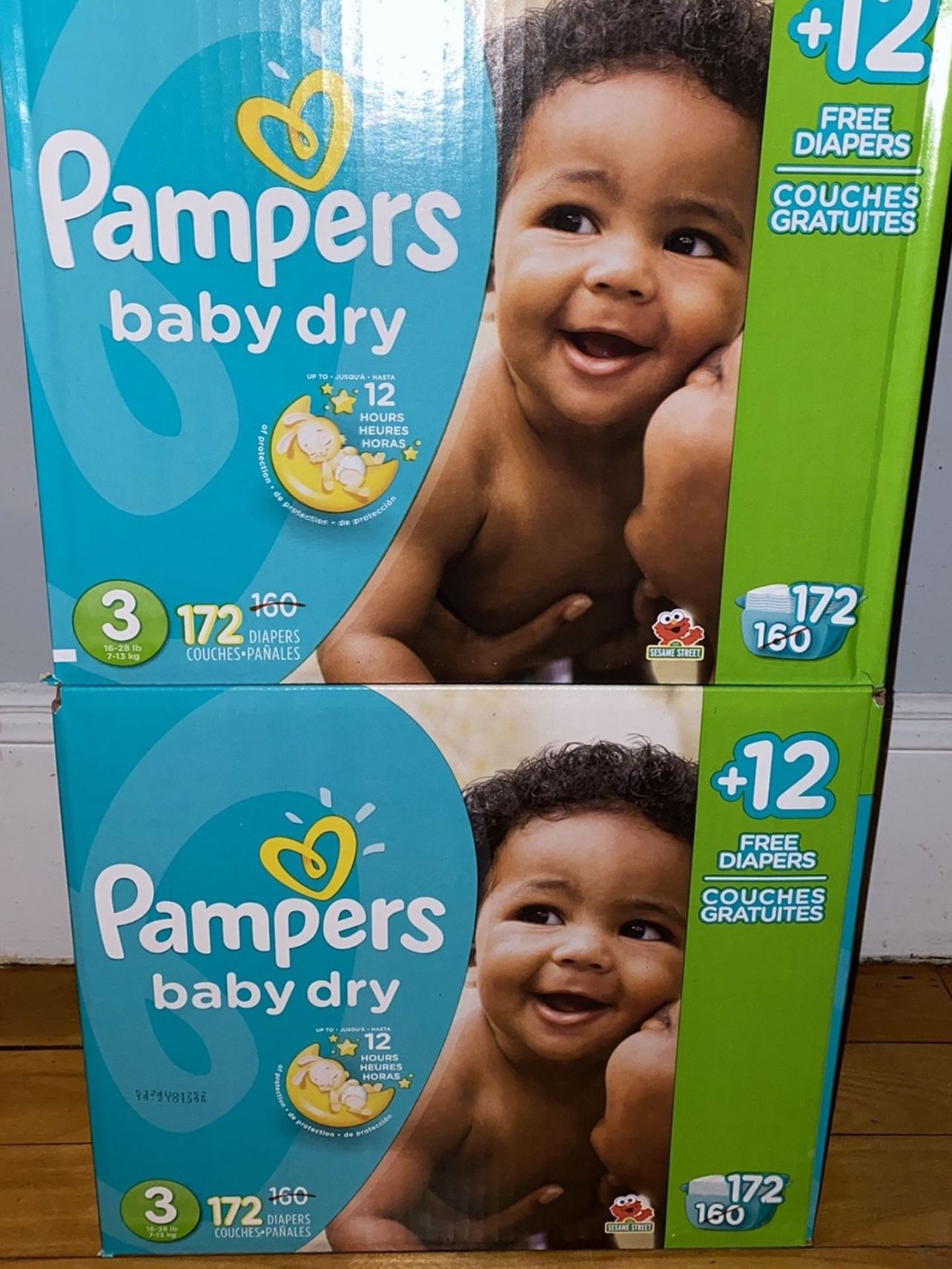 2x New Pampers Diapers Size 3